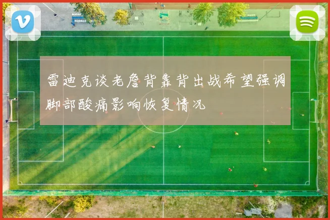 雷迪克谈老詹背靠背出战希望强调脚部酸痛影响恢复情况